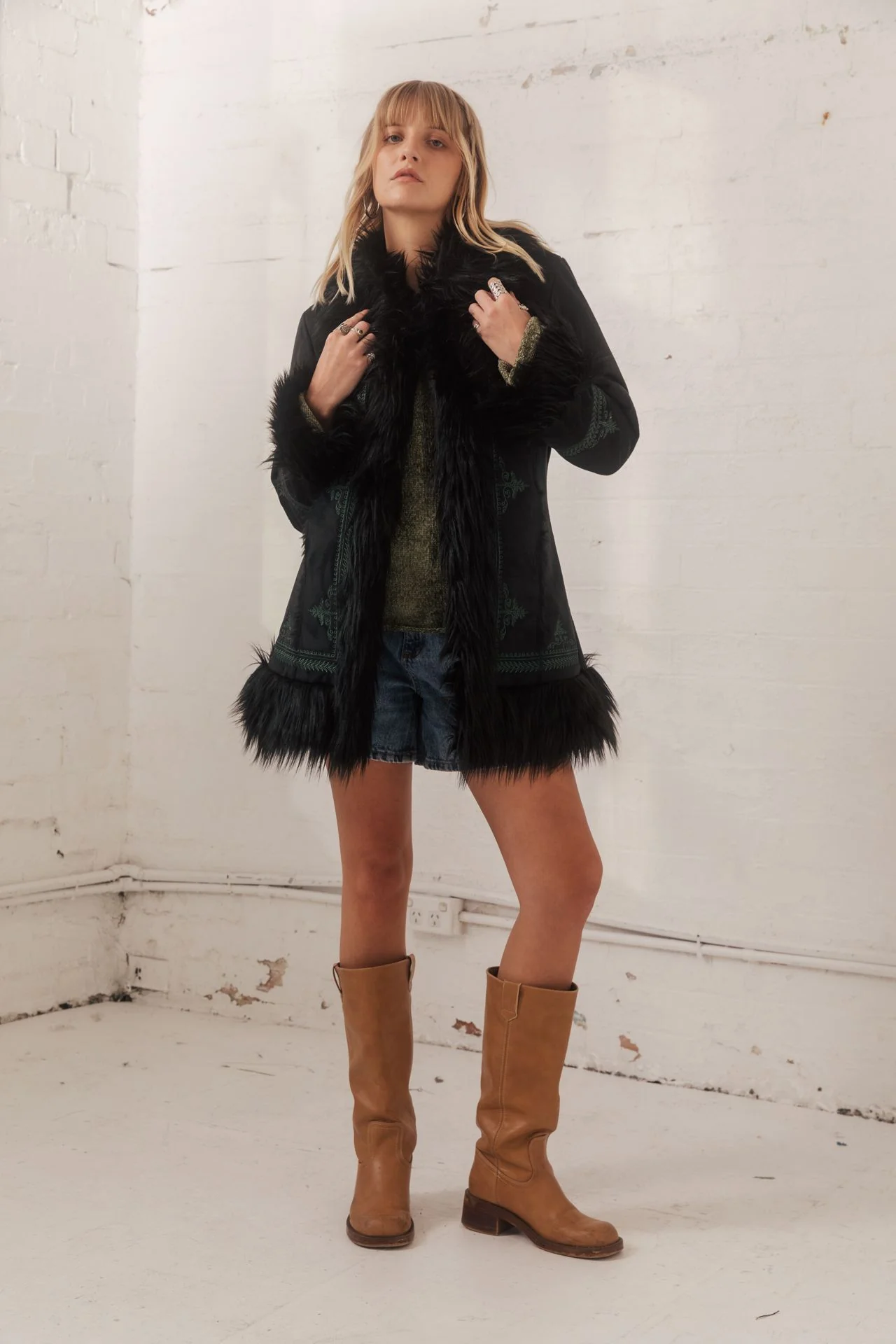 Short Afghan Coat - Image 4