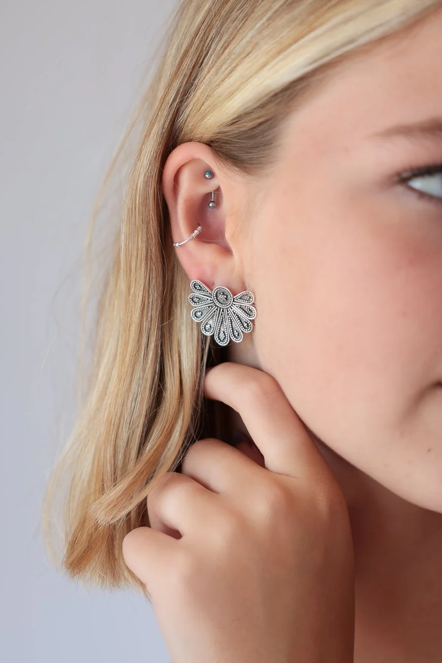 Art Deco Fan Studs - Image 3