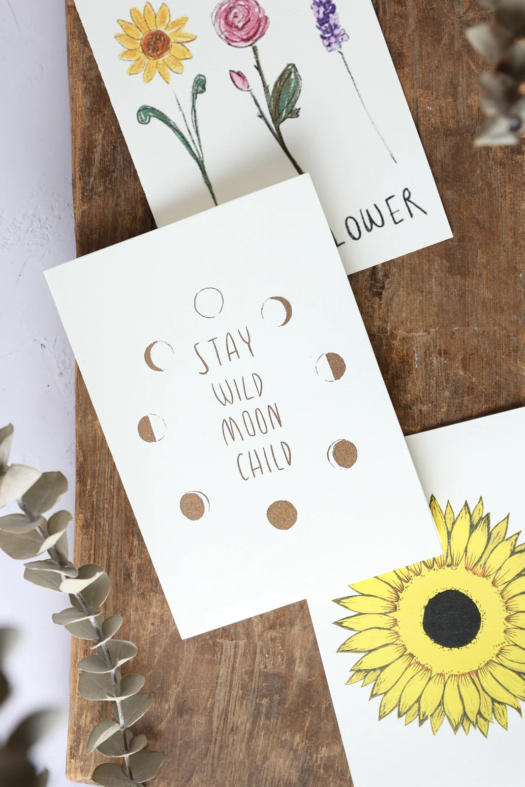 Sun Flower Greeting Card - Image 3